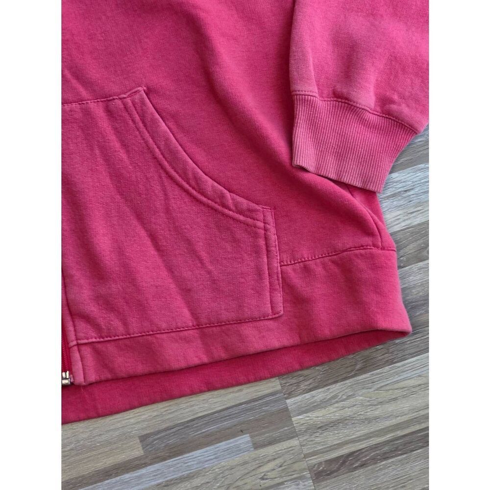 🇬🇪🍑Avalanche Coral Fleece Lined Zippered Front Hoodie Sweatshirt Large - Picture 10 of 12